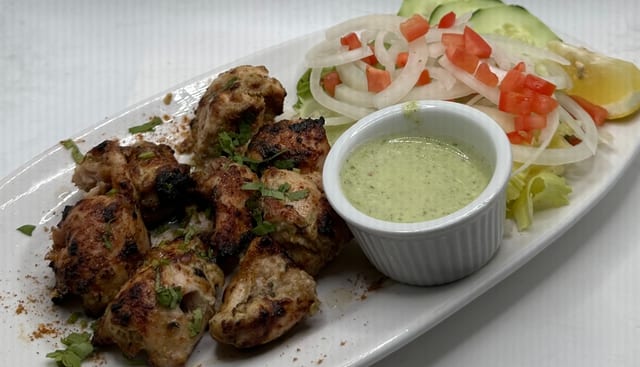 Chicken Malai Boti.
