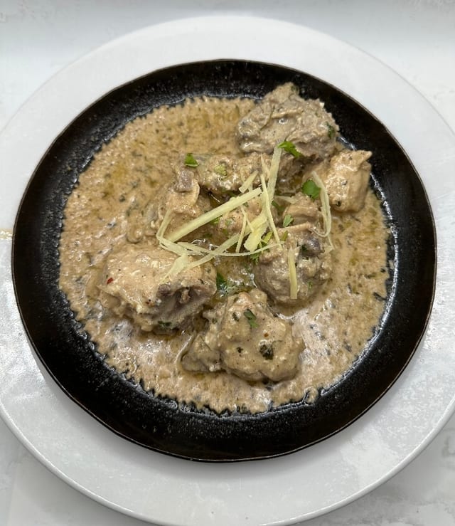 White Chicken Karahi.
