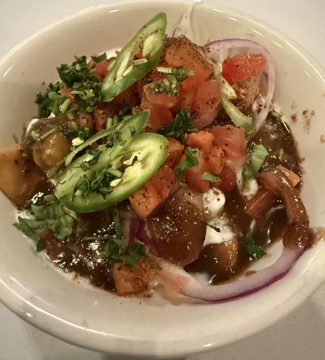 Samosa Chaat.